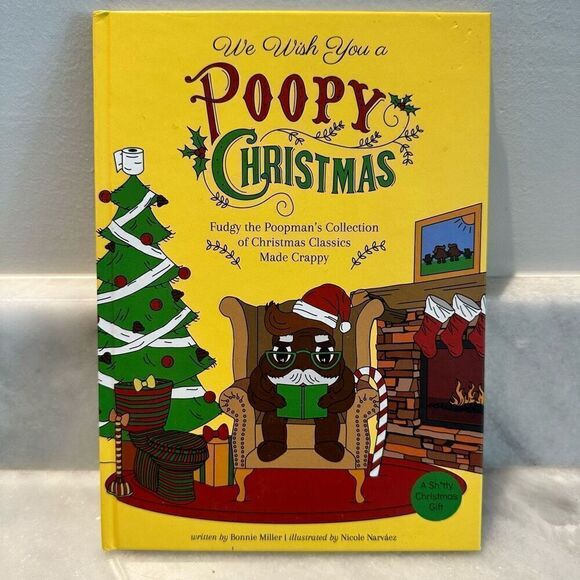 NWT We Wish You a Poopy Christmas Fudgy the Poopman's Collection Book OS - Picture 3 of 3